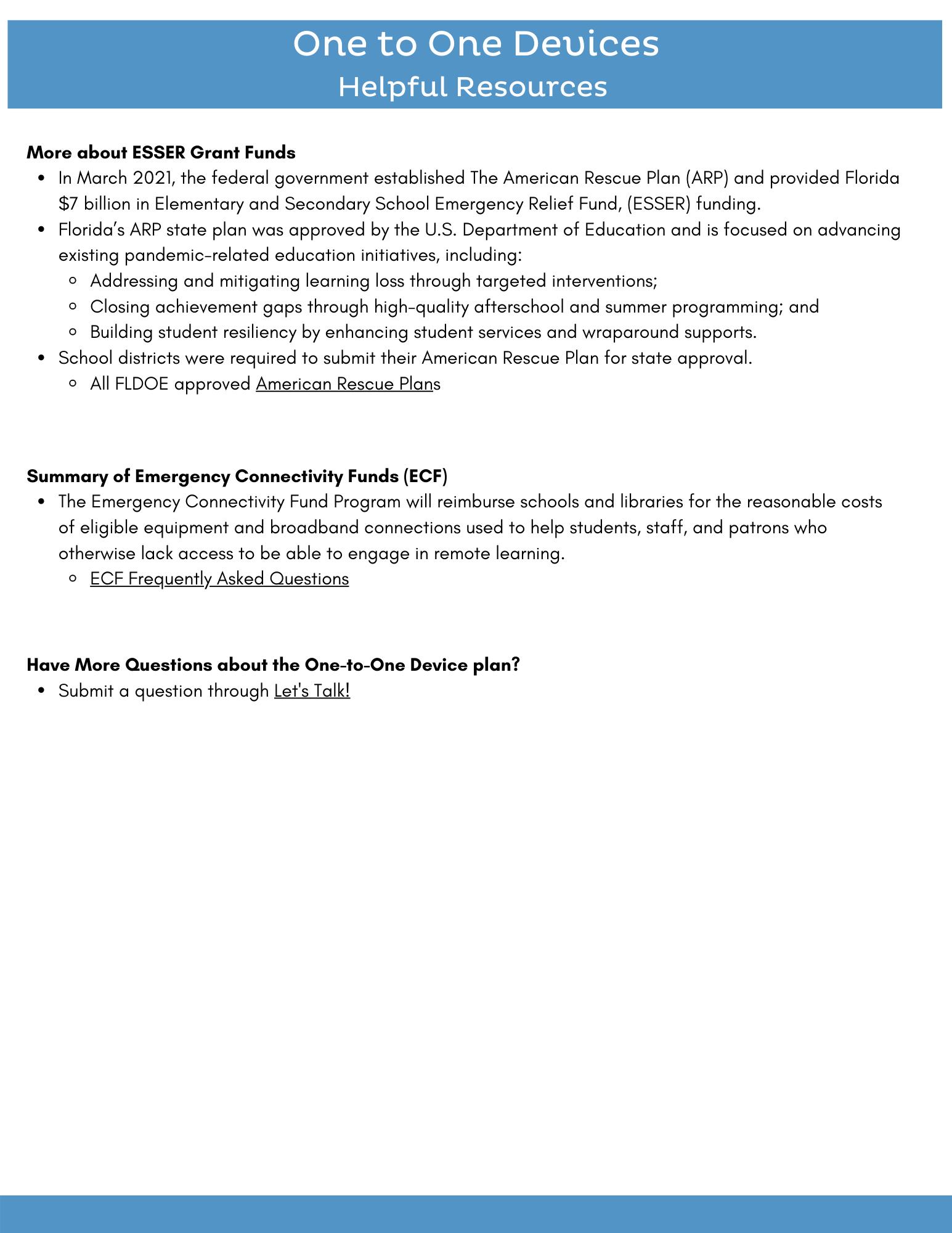 One to One Devices FAQs - Page 2