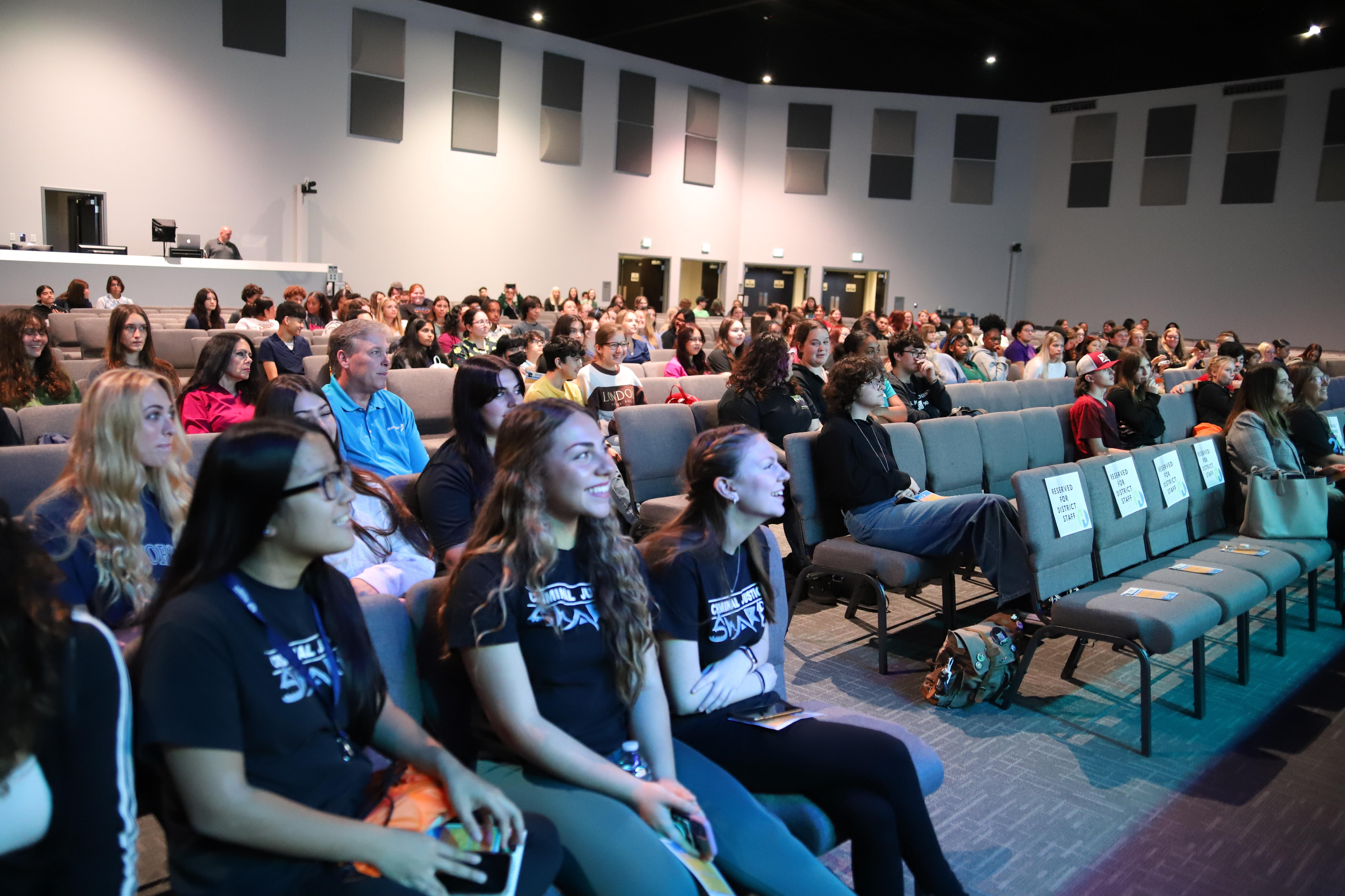 Students at Hernando Grown event