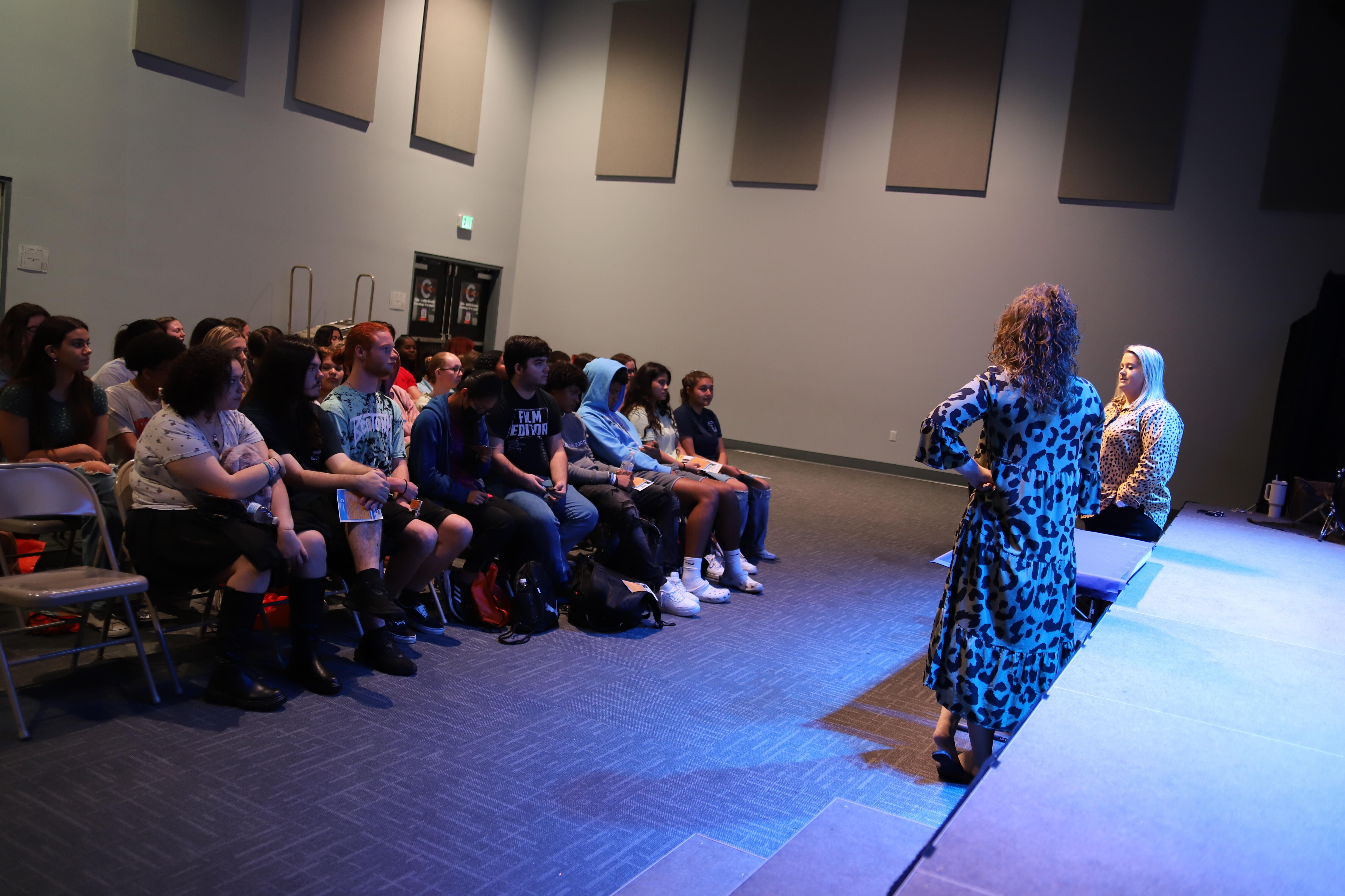 Students at Hernando Grown event