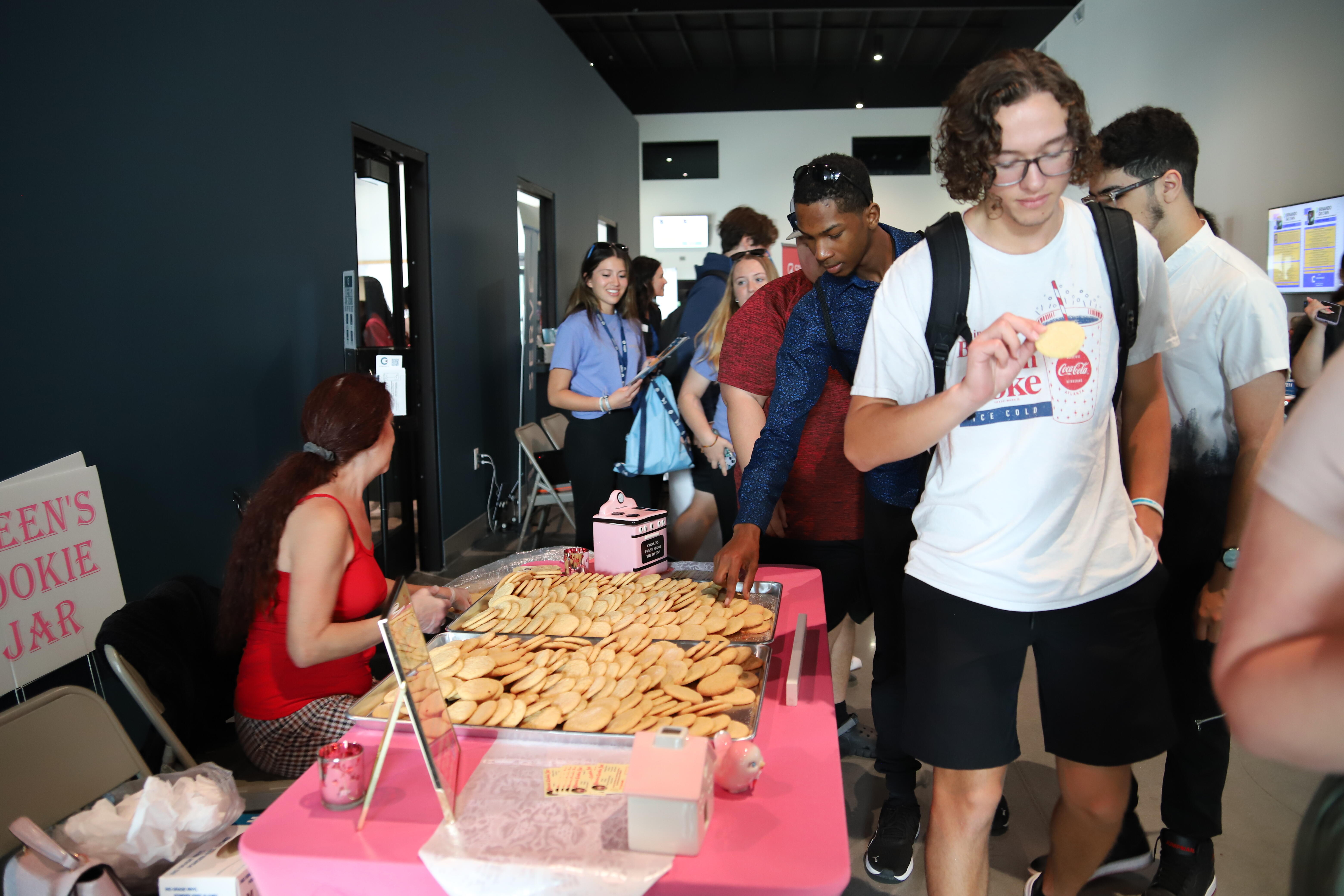 Students at the Hernando Grown event