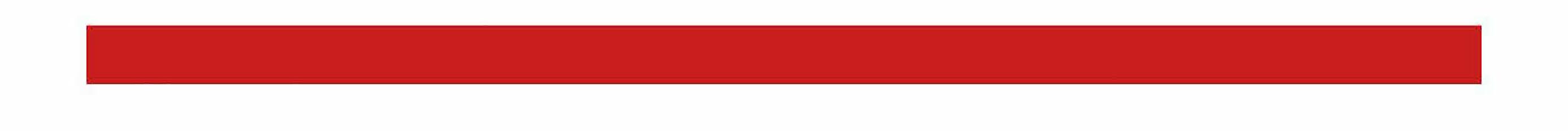 Decorative red stripe