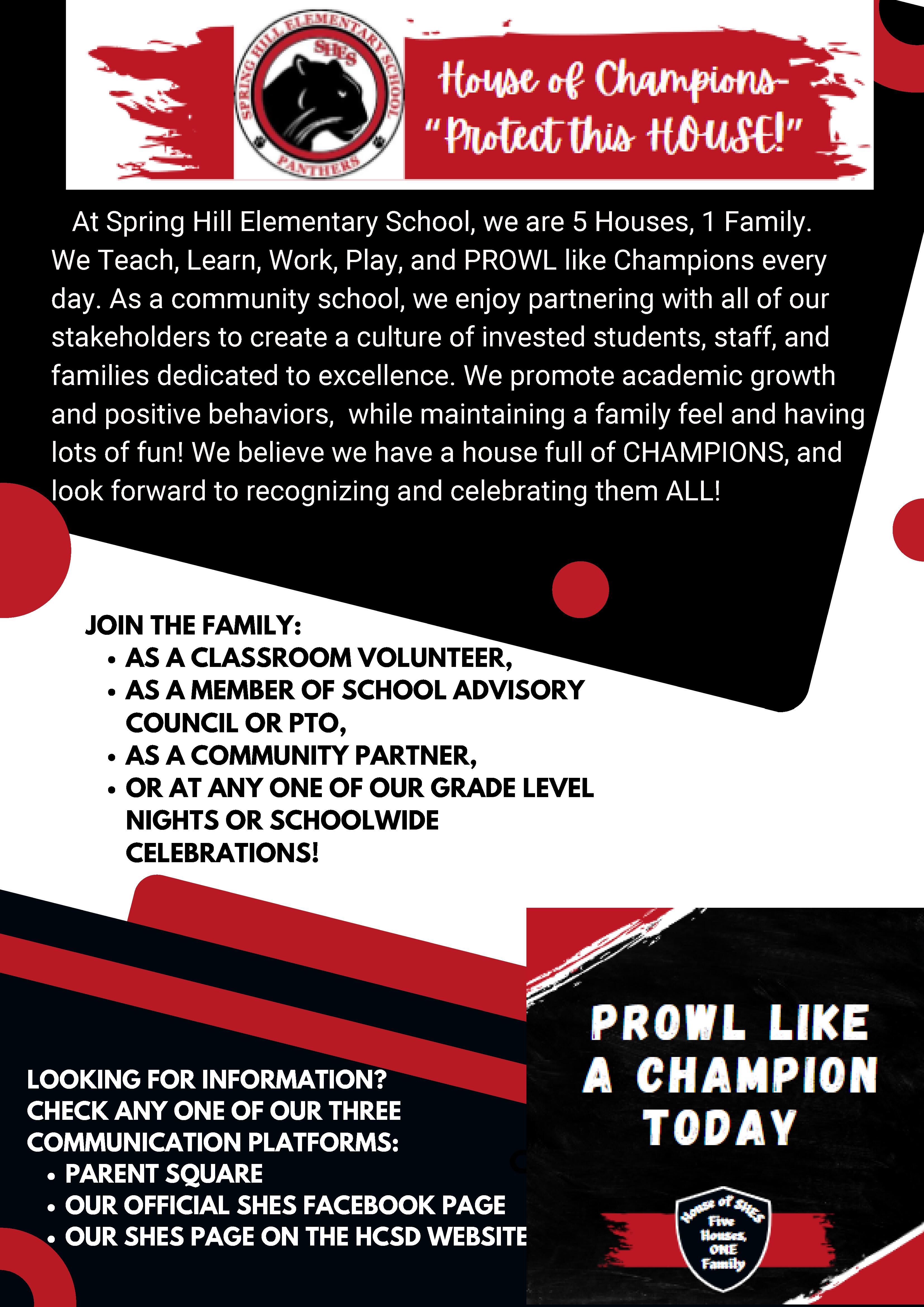 Spring Hill Elementary Info Page 