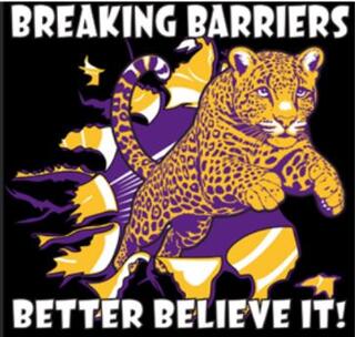 Leopard Mascot Breaking Barriers