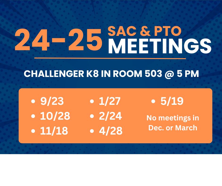 Sac & PTO Meetings graphic