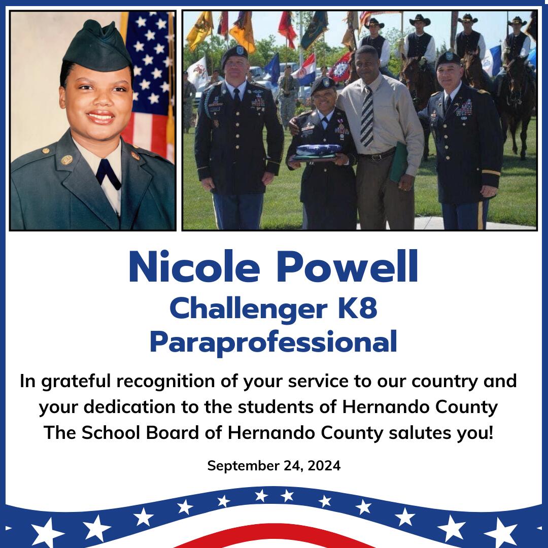 September Veteran - Nicole Powell