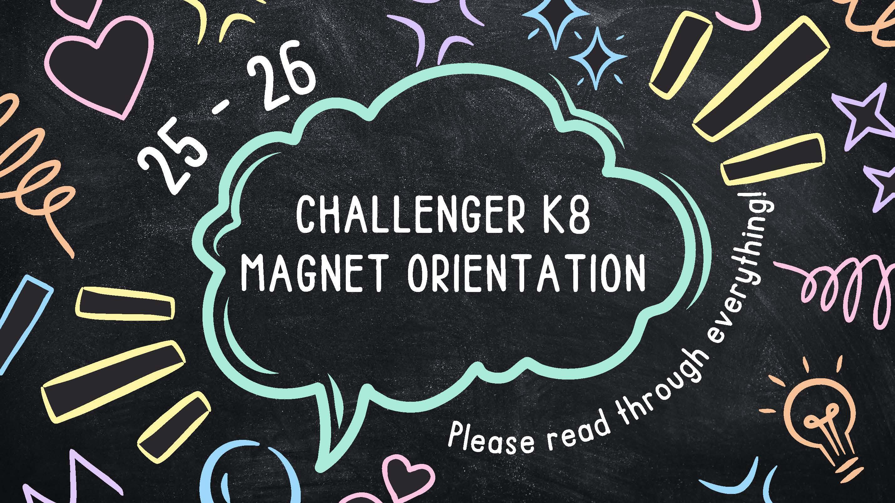 2025-2026 Challenger K8 Magnet Orientation - Page 1