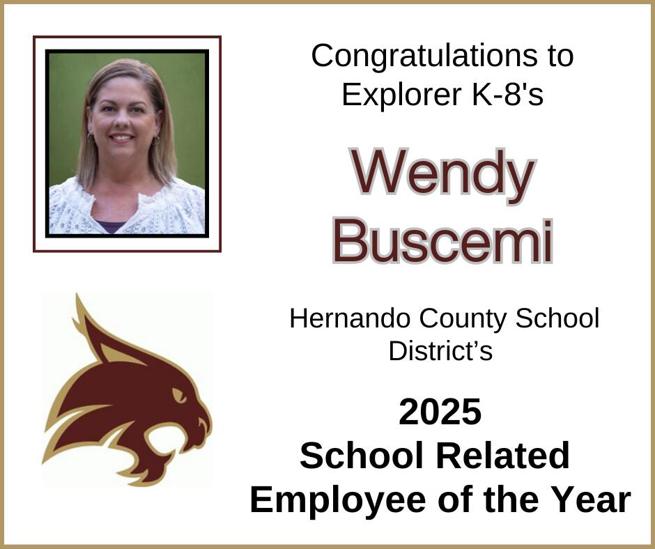 Wendy Buscemi - 2025 School Related Employee of the Year
