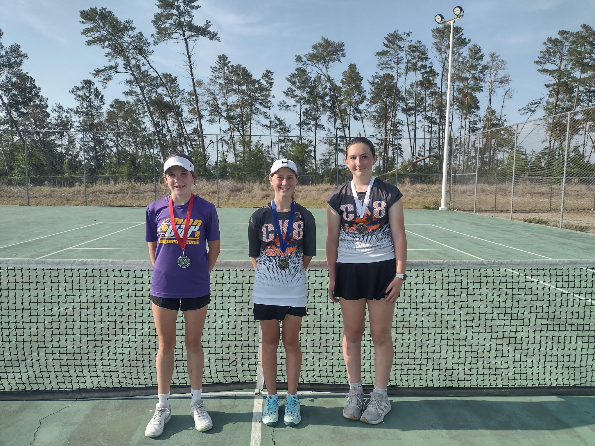 M.S. Girls Individual Tennis Champs