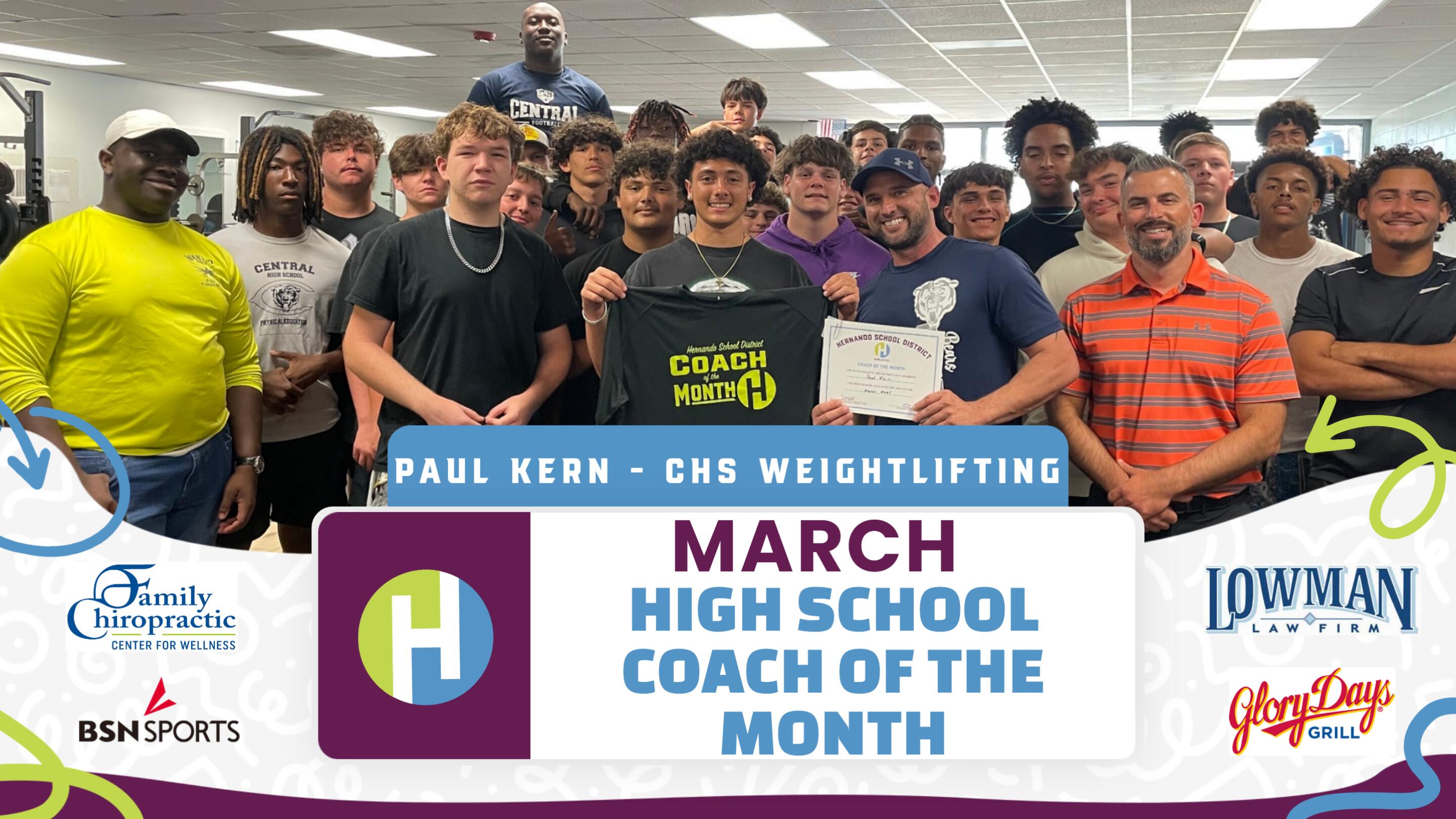 March H.S. Coach of the Month