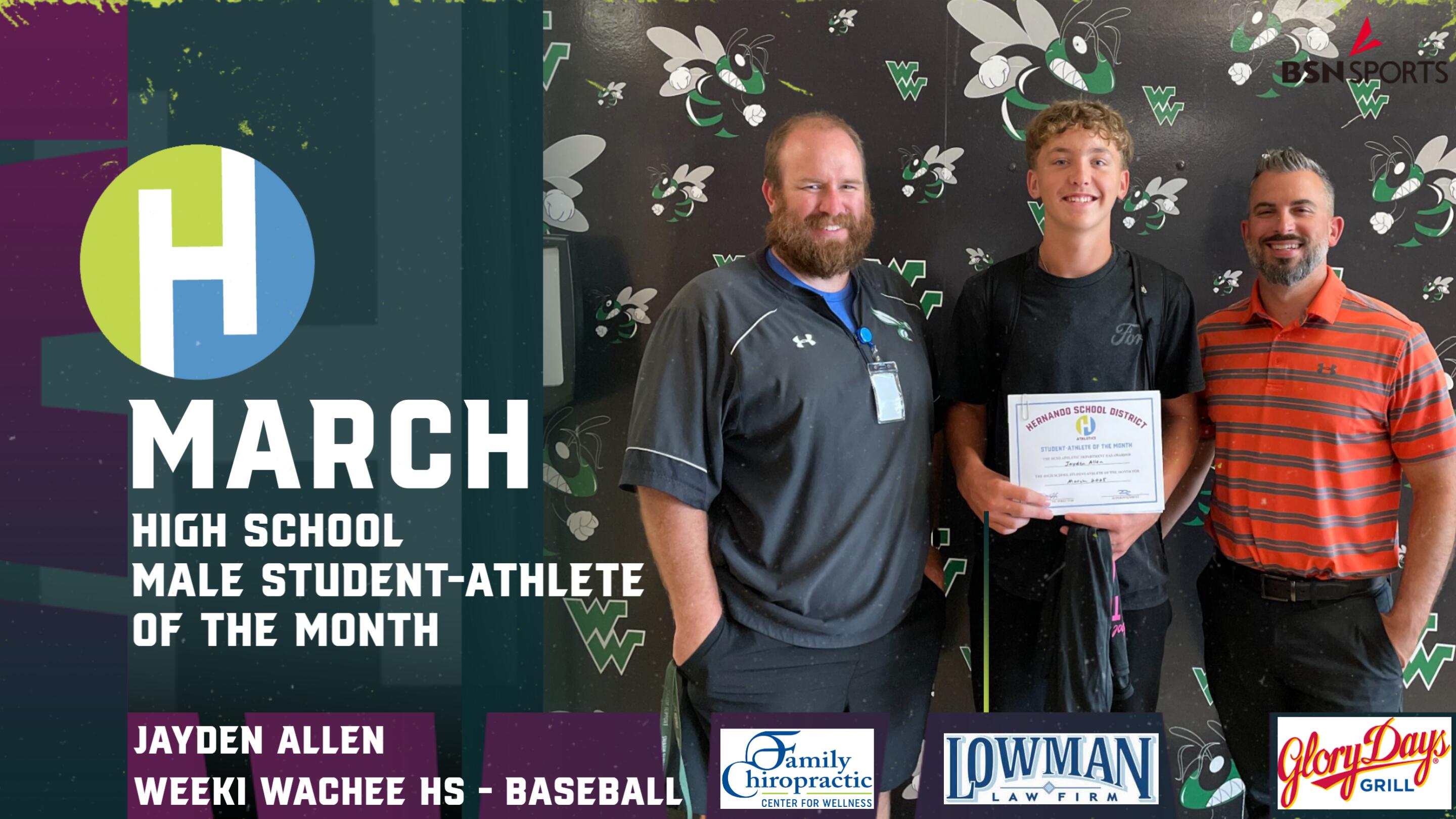 March H.S. Male Student-Athlete of the Month