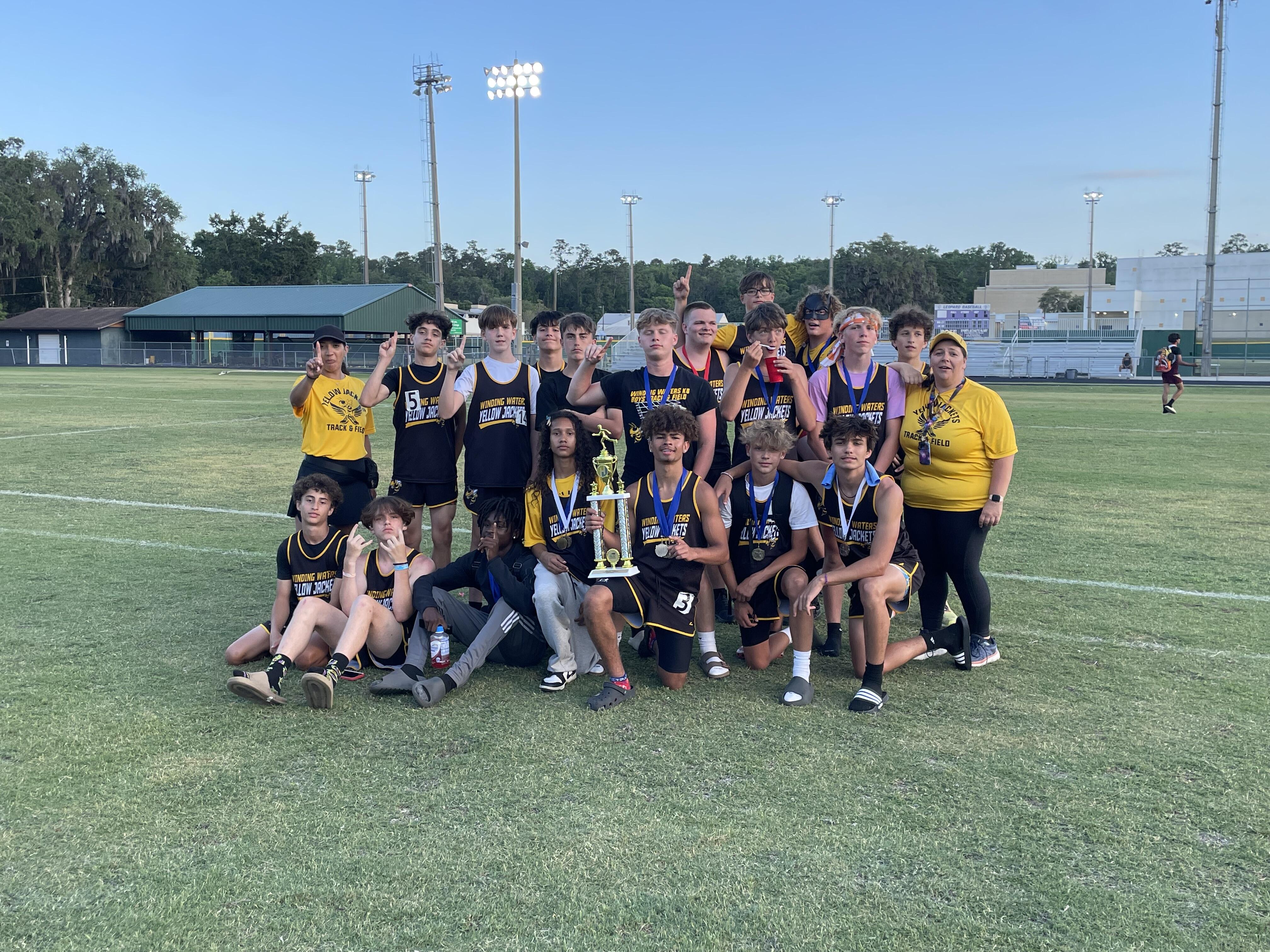 WWK8 Wins County M.S. Boys Track Championship