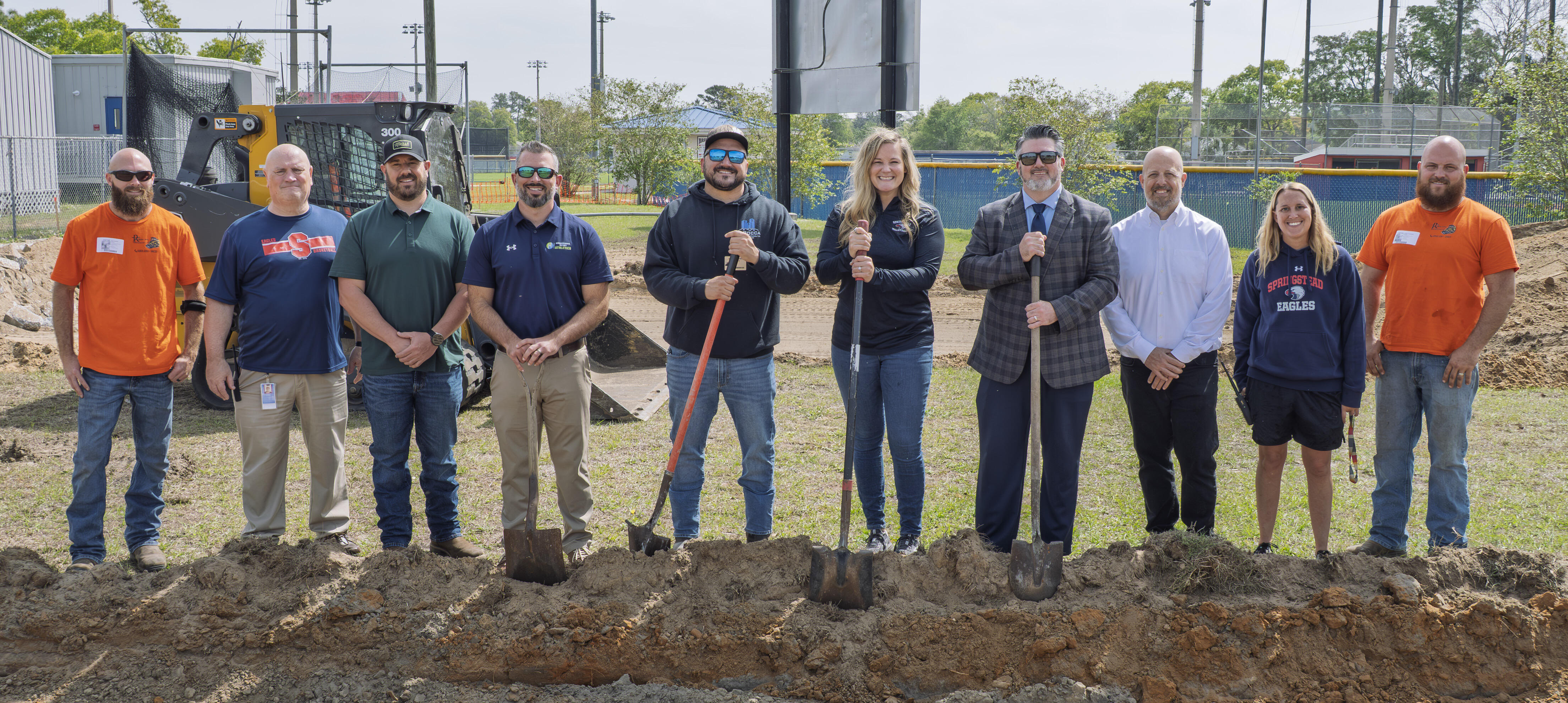 Springstead Beach Volleyball Court Groundbreaking