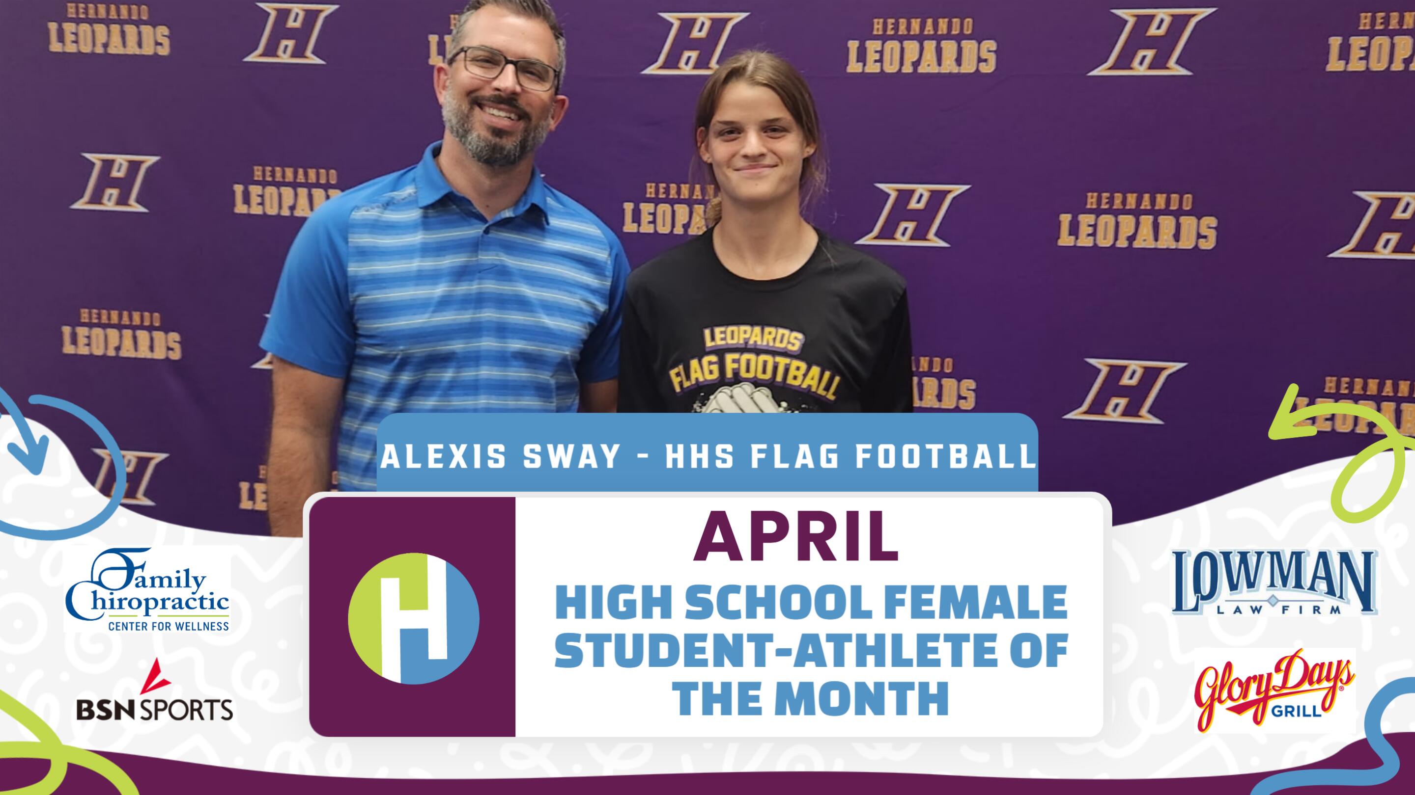 April H.S. Female Student- Athlete of the Month