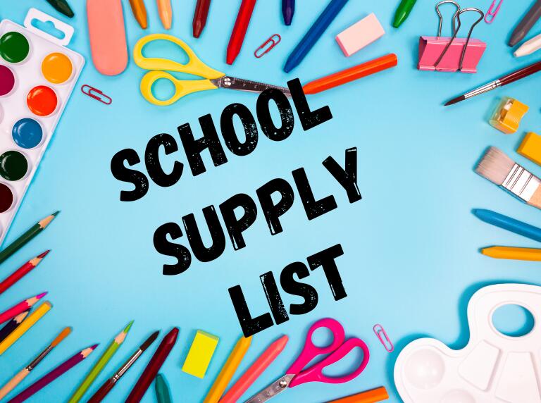 School Supply List