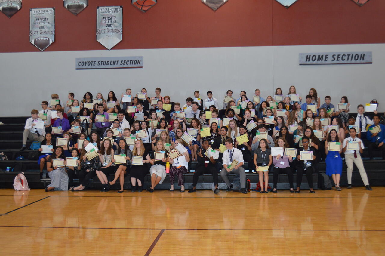 Watch the awards ceremony on Facebook Live! | Desert Heights Charter