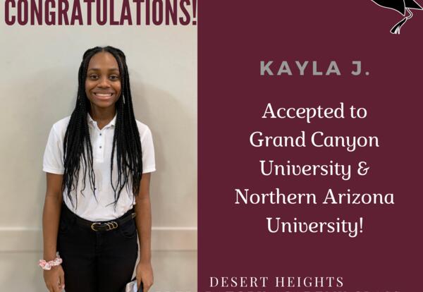 Congratulations Kayla!