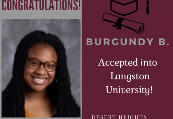 Congratulations Burgundy!