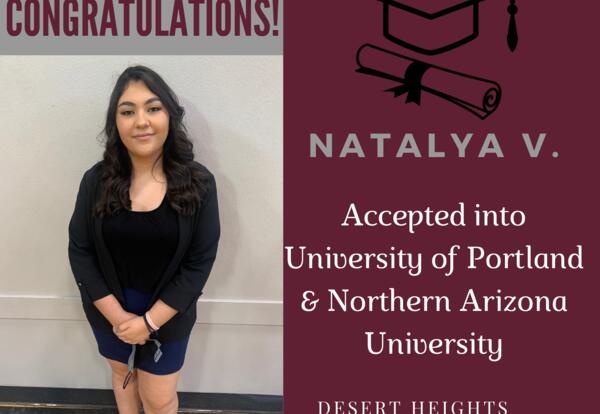 Congratulations Natalya!