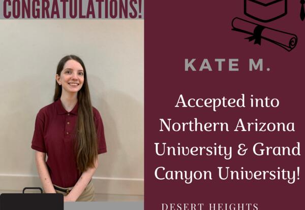 Congratulations Kate!