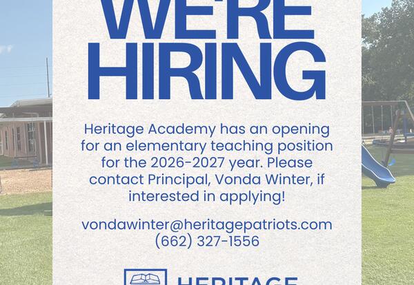 We're Hiring