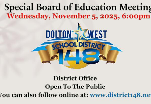 Special Board Of Education Meeting