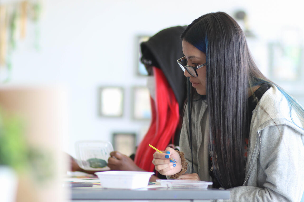 A Day in the Life Kayla Ramundo’s art class Albany High School