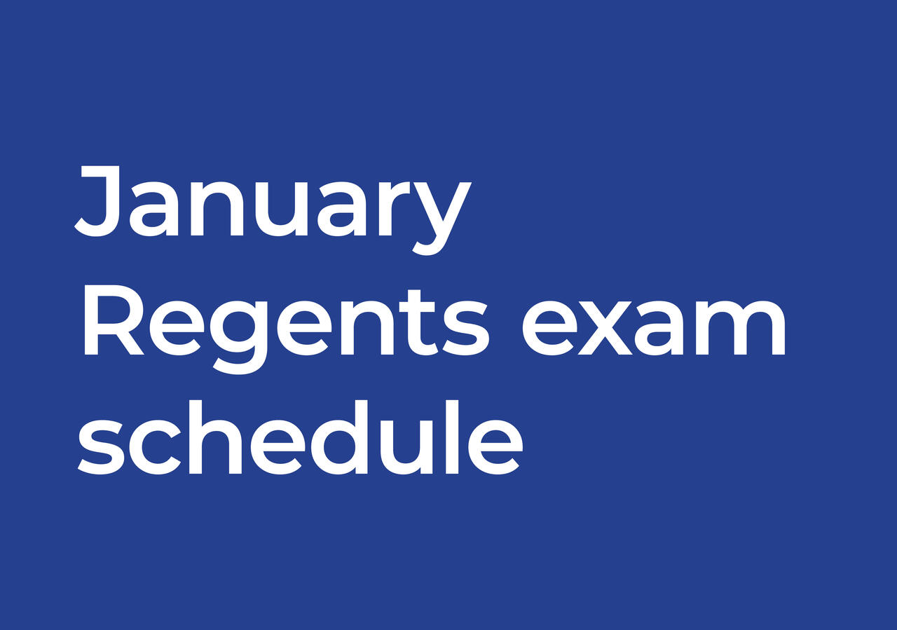 Albany High to hold January Regents exams Albany High School