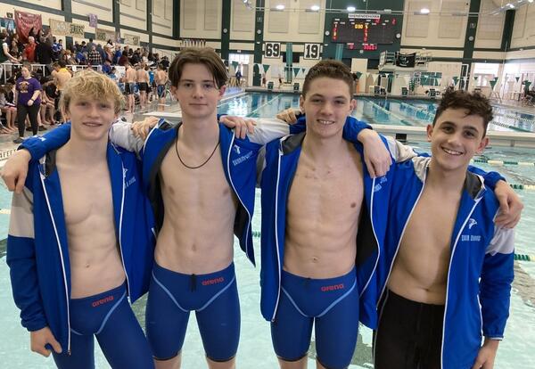 91 High's 200 medley relay team