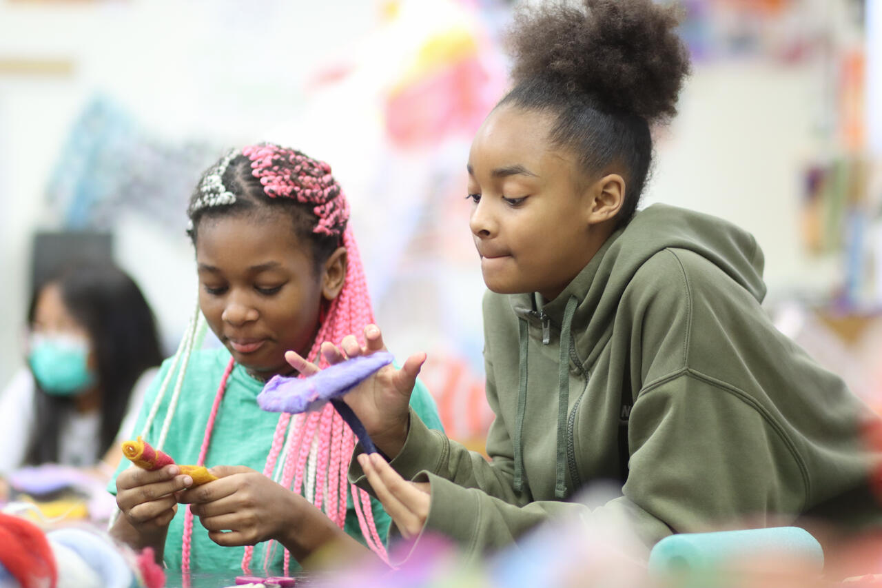 A Day in the Life Amanda Mannato’s art class Albany School of Humanities