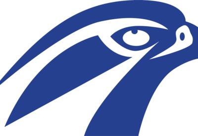 Albany High School Falcon logo.