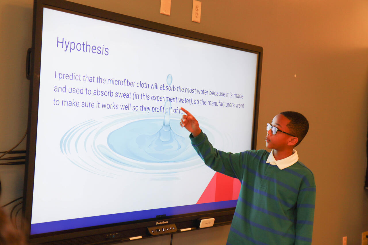 Student scientists show off their knowledge | New Scotland Elementary ...