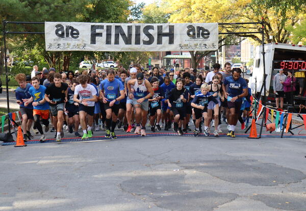 Start of Falcon 5K race in 2024