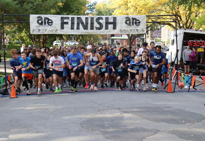 Start of Falcon 5K race in 2024