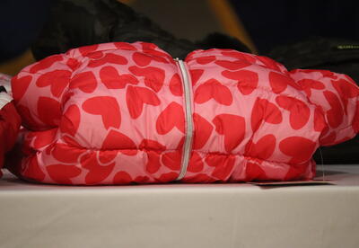An example of a coat to be donated through the Cash for Coats drive