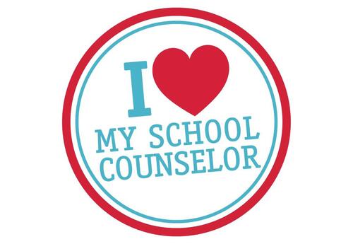 I love my school counselor graphic