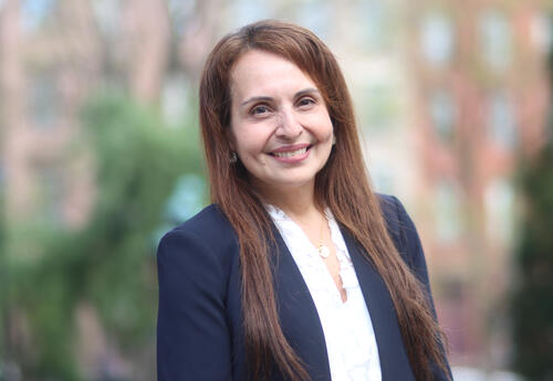 Portrait of new Arbor Hill Elementary School Principal Janet Escoto-La Voie