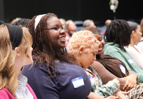 Student leaders at Serve Albany Brunch