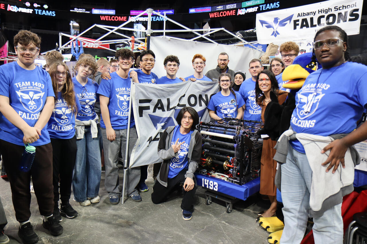 Falcon pride at the Tech Valley Regional | City School District of Albany