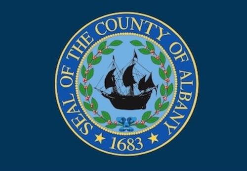 The seal of Albany County.
