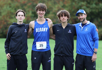 Eli Bearden, Ulysses Graham-Snyder, Daniel Levy and coach Daniel Wehle