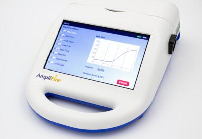Amplification curve used with Agdia's AmpliFire isothermal fluorometer