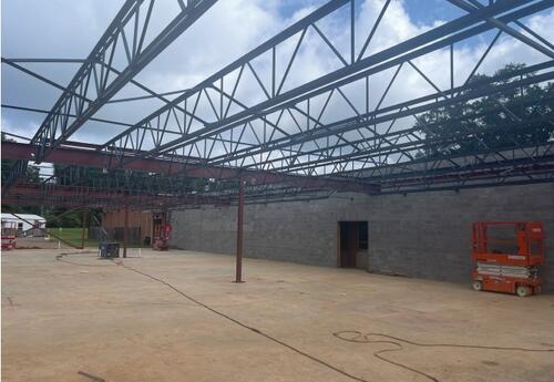Construction on Mansfield Campus