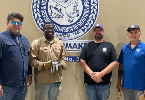 Welding alumni