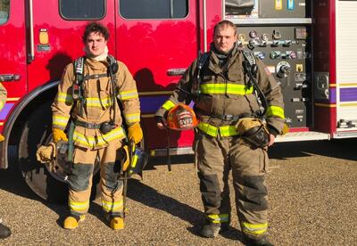 firefighter students