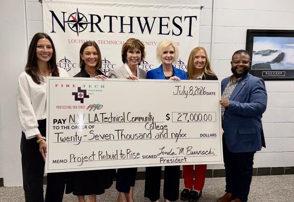 Photo of check presentation