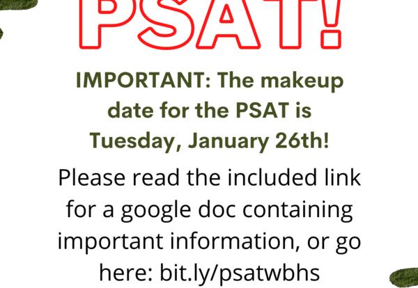 NEW - PSAT - January 26, 2021