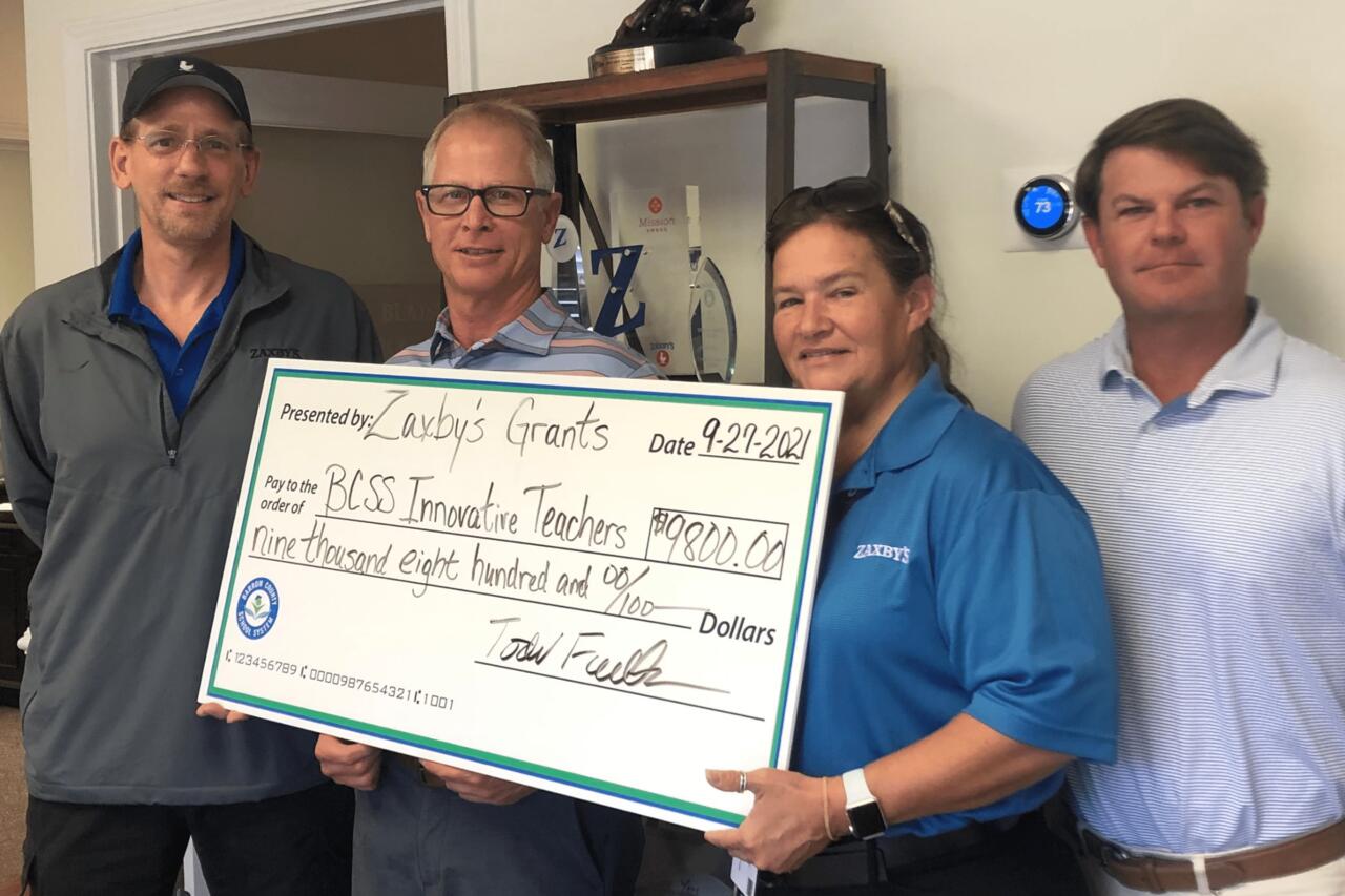 Zaxby's Urgency to Serve Grants Gift 9,800 to Teachers Barrow County School System