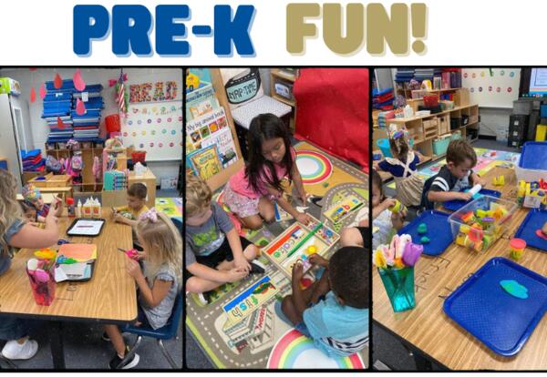 Pre-K Students Learning in Class