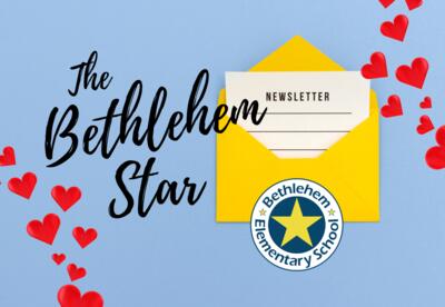 The Bethlehem Star Newsletter with hearts