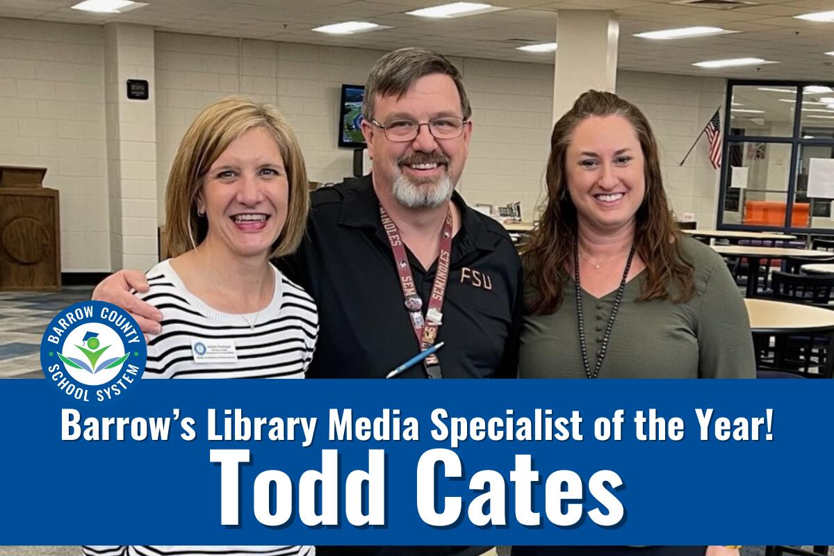 Barrow County School System Announces 2024 Library Media Specialist of